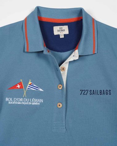 Polo femme bleu· Bol d'Or du Léman 2025