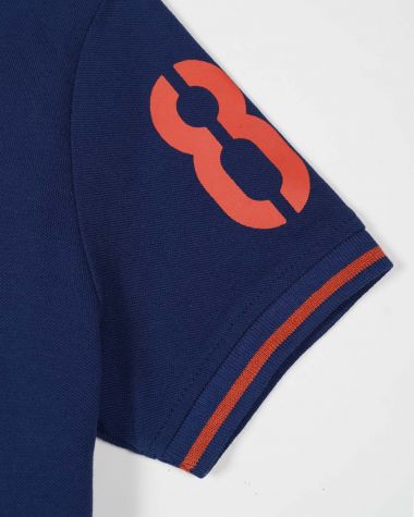 Polo femme bleu marine édition limitée · Bol d'Or du Léman 2025