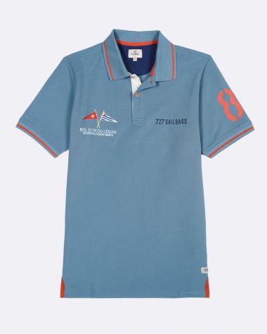 Polo homme bleu· Bol d'Or du Léman 2025