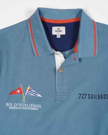 Polo homme bleu· Bol d'Or du Léman 2025