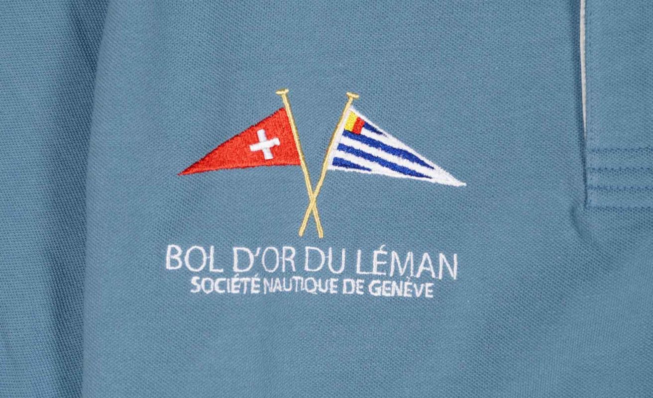 Polo homme bleu· Bol d'Or du Léman 2025