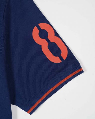 Polo homme bleu marine édition limitée · Bol d'Or du Léman 2025