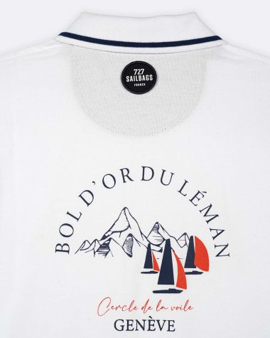 Polo femme blanc · Bol d'Or du Léman 2025