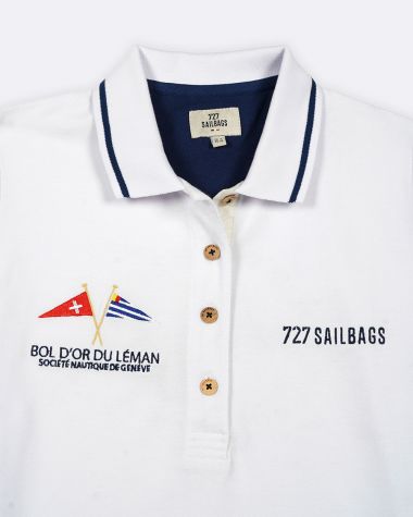 Polo femme blanc · Bol d'Or du Léman 2025