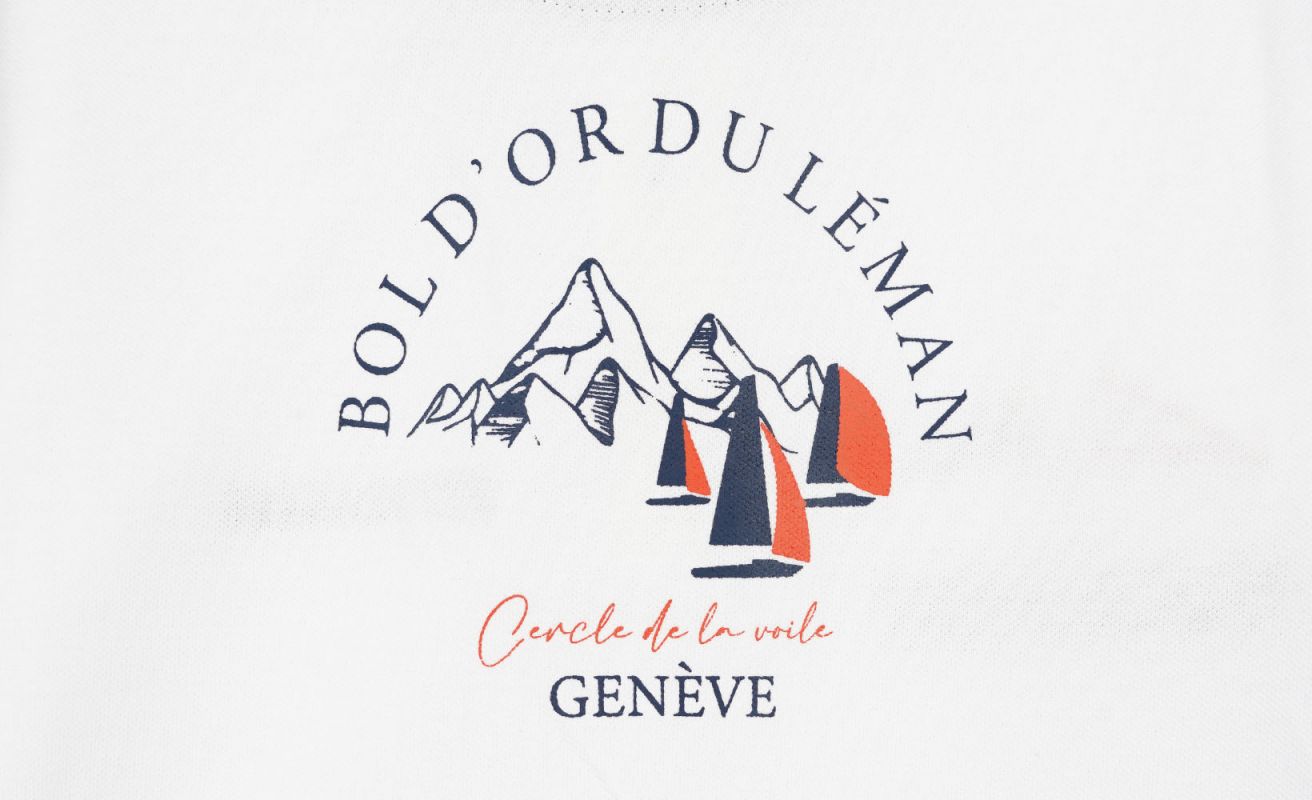 Polo femme blanc · Bol d'Or du Léman 2025