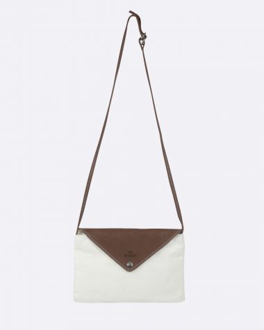 Sac bandoulière Lys · marron