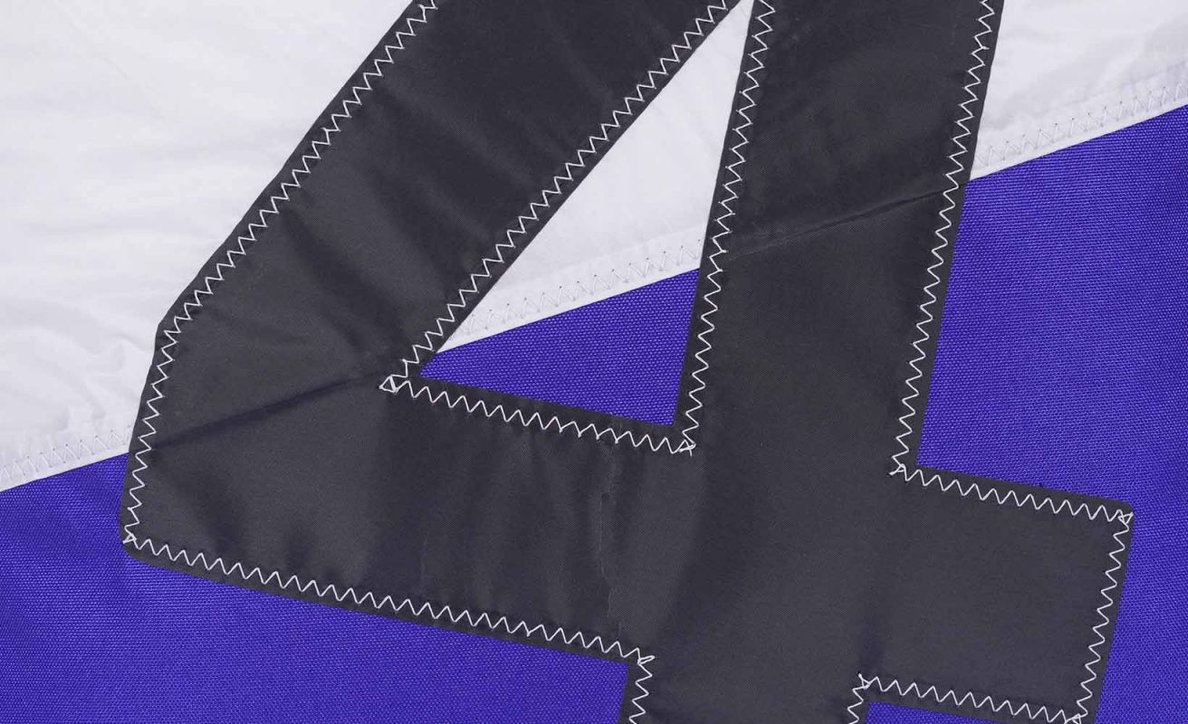 Coussin 50x50 · Bleu violet