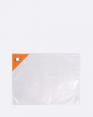 Set de table · Blanc et Mandarine