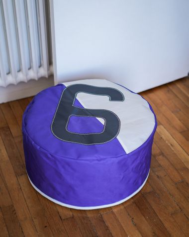 Solo Bean Bag ⌀54 · Blue Purple