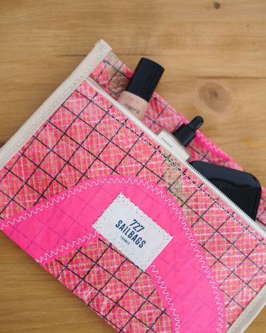 Pochette zippée · Rose