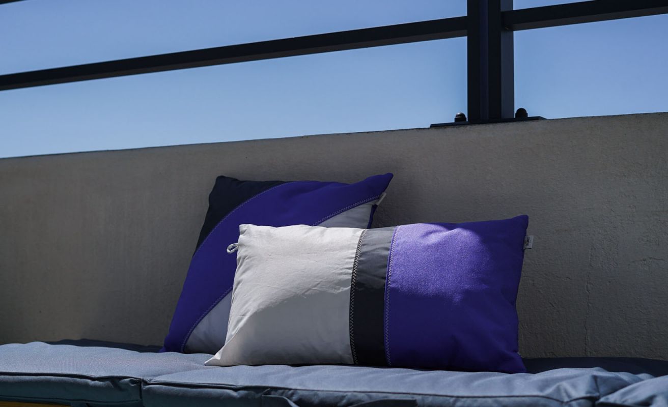 Coussin 50x30 · Bleu Violet