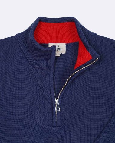 Pull col camionneur Club House Homme ·Bleu marine