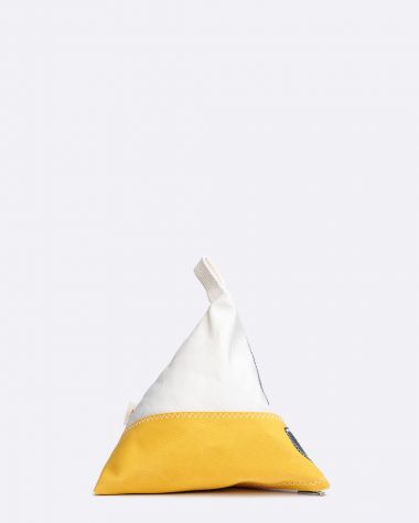 Berlingo Door Stopper · Mustard and Grey