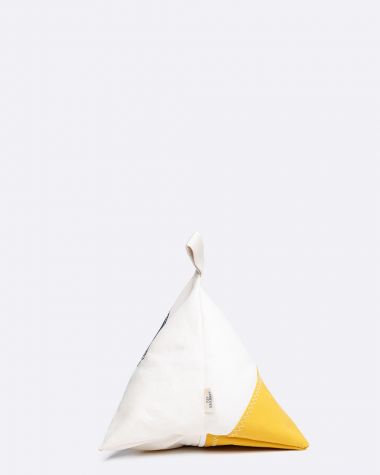 Berlingo Door Stopper · Mustard and Grey