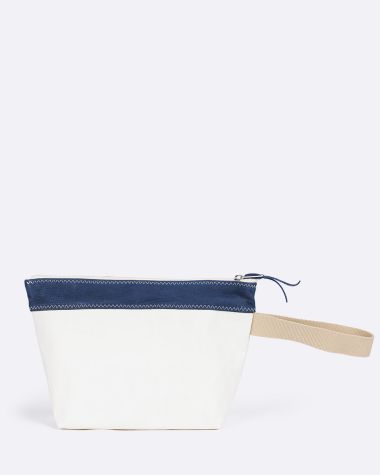 Trousse de toilette "Les Grands Classiques" · Cuir bleu marine