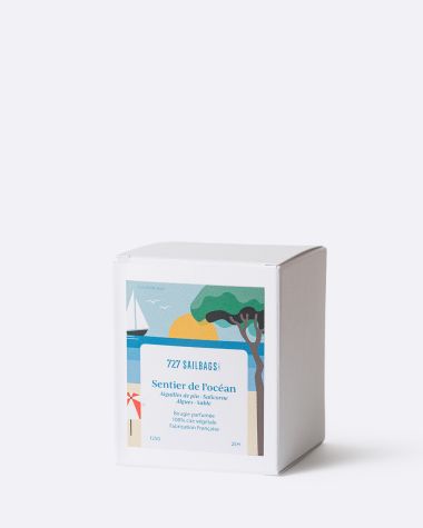 Bougie parfumée en verre · Sentier de l'océan