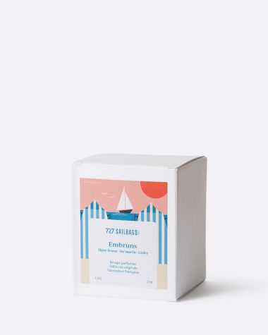 Bougie parfumée en verre · Embruns