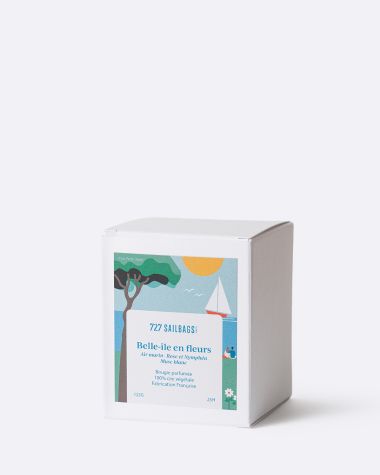 Bougie parfumée en verre · Belle île en fleurs