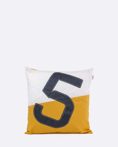Coussin 40x40 · Moutarde 5 gris