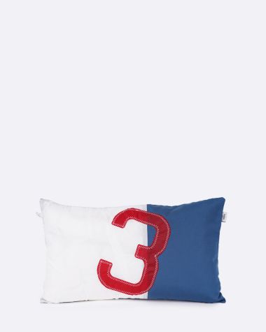Coussin 50x30 Bleu nattier · Chiffre aléatoire