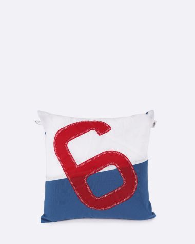 Coussin 40x40 Bleu nattier · Chiffre aléatoire