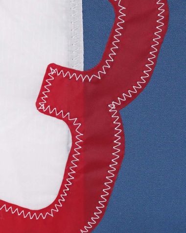 Coussin 40x40 Bleu nattier · Chiffre aléatoire