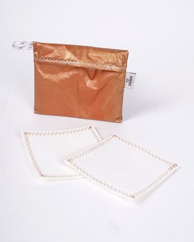 Lot de 6 Dessous de verre · Doré