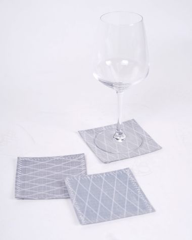 Lot de 6 Dessous de verre · Vert