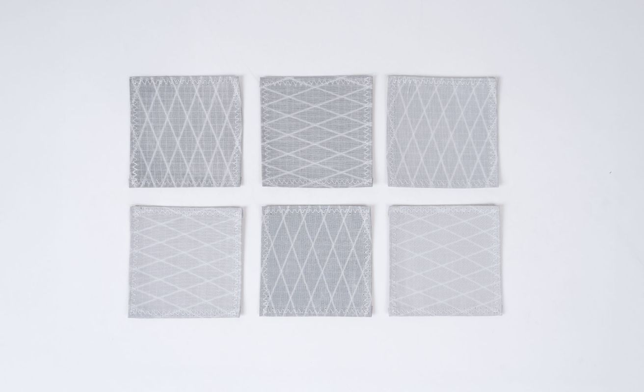 Lot de 6 Dessous de verre · Vert