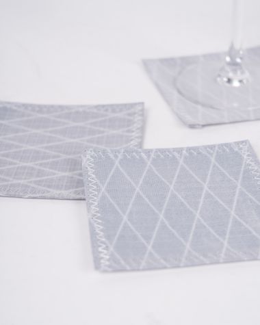 Lot de 6 Dessous de verre · Vert