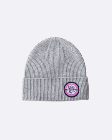 Bonnet en laine Gris · 727 Sailbags x Mon bonnet rose
