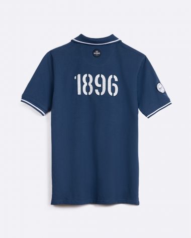 Short-sleeved Men Polo shirt Belem · Navy blue