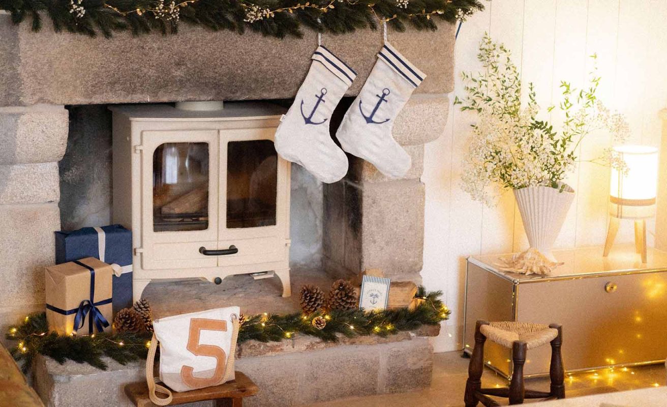  Christmas Stocking· Encre and stripes