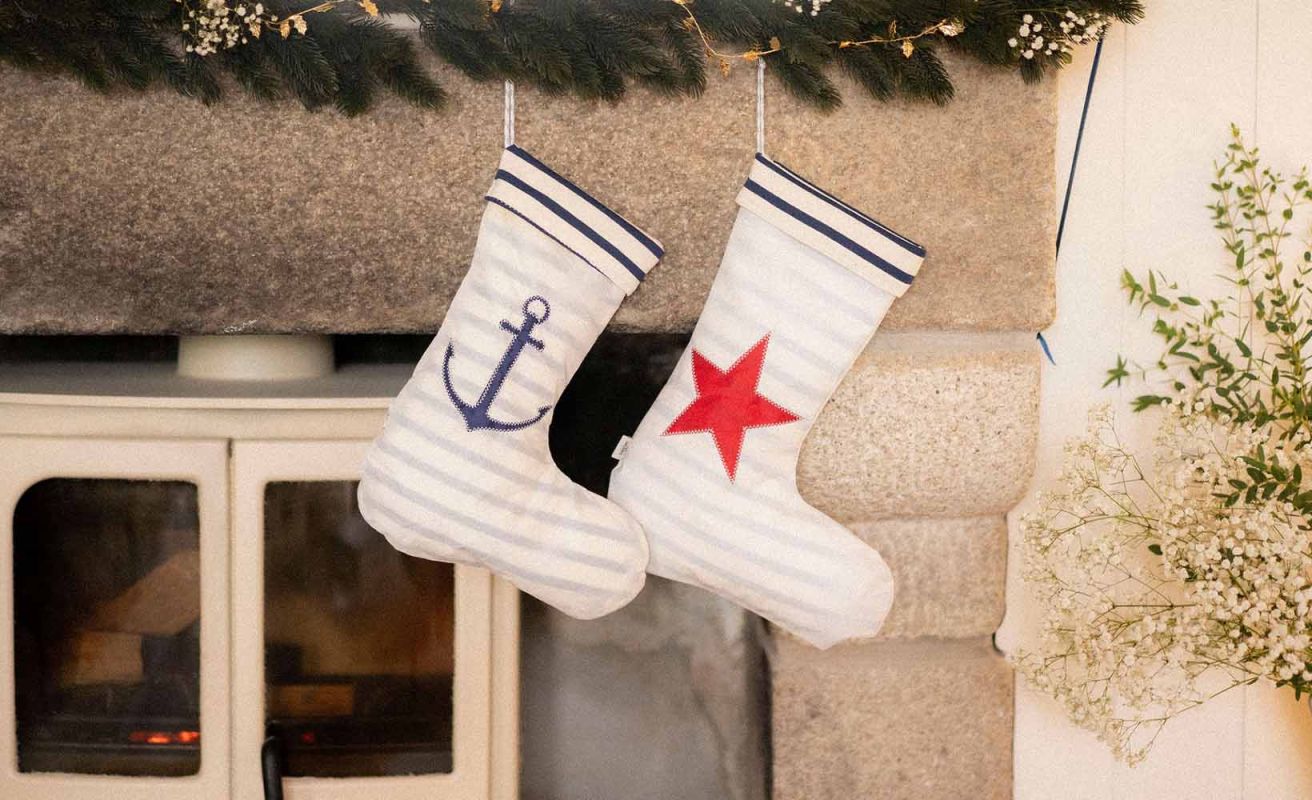  Christmas Stocking · Red Star and stripes