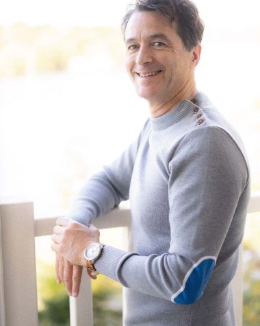 Men's Sailor Sweater · Merino wool Heather Grey