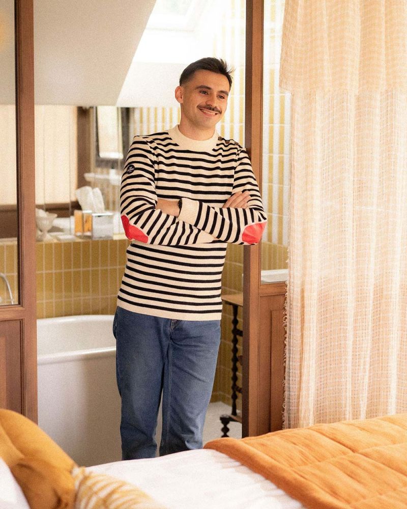 Men's Sailor Sweater Midship· New wool Stripes