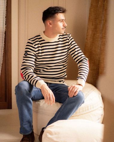 Men's Sailor Sweater Midship· New wool Stripes