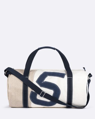 Sac voyage Onshore · Lin et cuir Navy