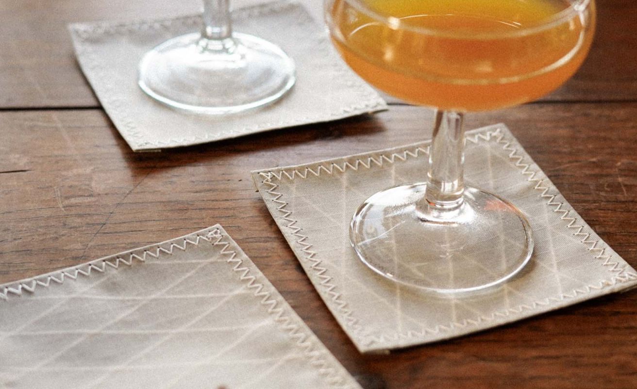 Lot de 6 Dessous de verre · Vert