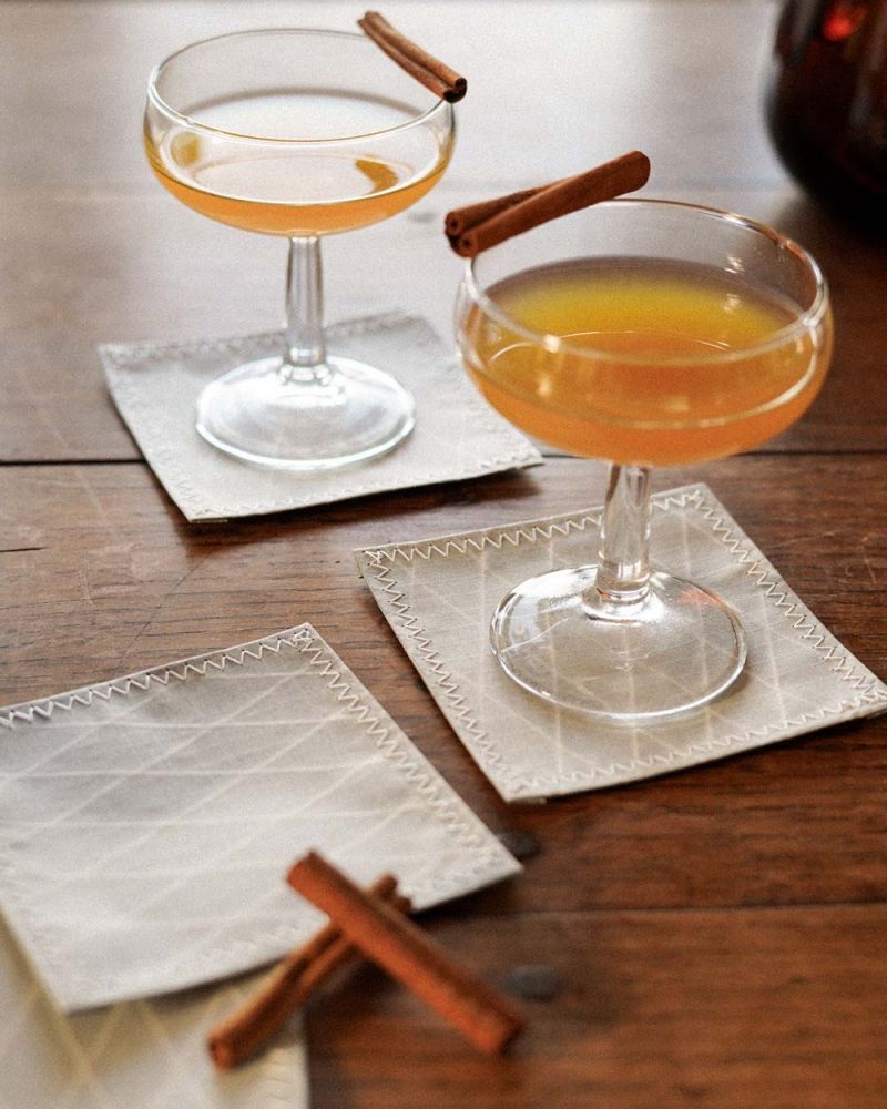 Lot de 6 Dessous de verre · Vert