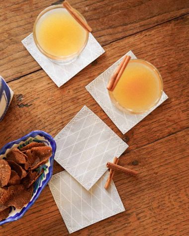 Lot de 6 Dessous de verre · Vert