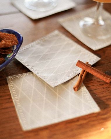 Lot de 6 Dessous de verre · Vert