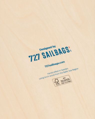 Round Serving Tray · Yellow Stripes & Blue Lobster