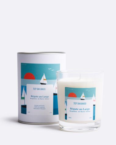 Bougie parfumée 180g - Régate au Large