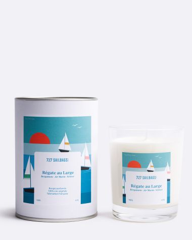 Bougie parfumée 180g - Régate au Large