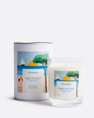 Bougie parfumée 180g - Sentier de l'océan