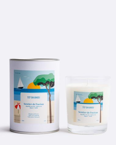 Bougie parfumée 180g - Sentier de l'océan