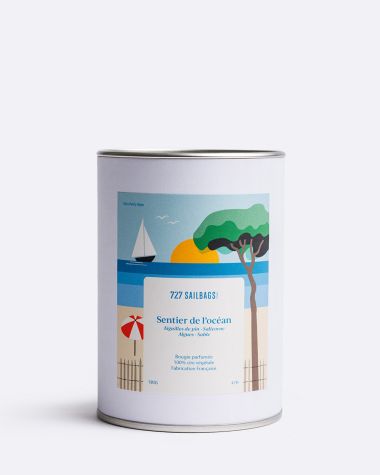 Bougie parfumée 180g - Sentier de l'océan