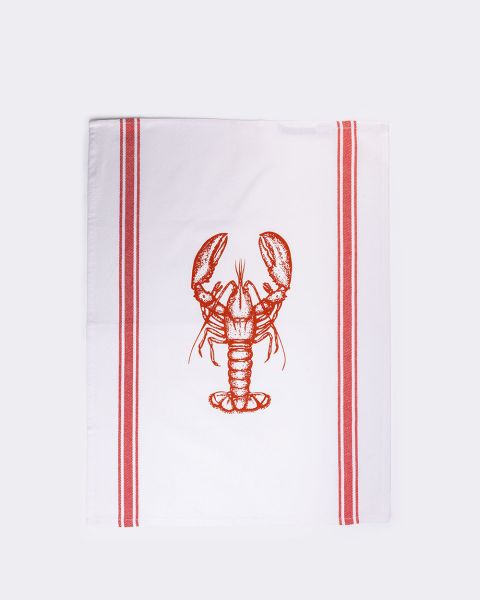 Torchon 50x70cm - Homard Rouge