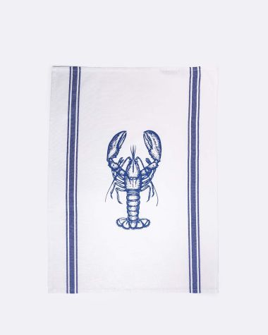 Torchon 50x70cm - Homard Bleu